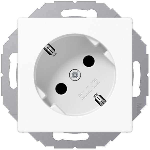 JUNG SCHUKO-Steckdose aws 16A 250V 45Grad A 520-45 KI WW